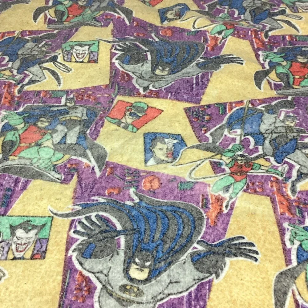 Vintage DC Batman The Animated Cartoon Blanket